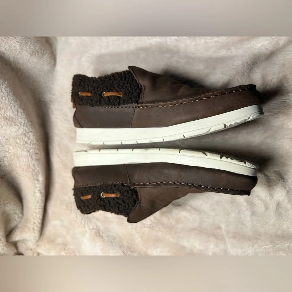 Sperry Women's Moc-Sider Leather Size 8.5